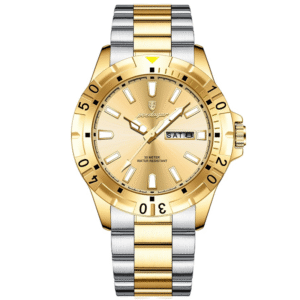 Poedagar Men's 959 GD GD S | Silver Gold