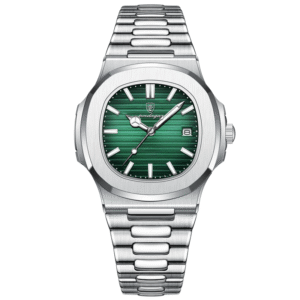 Poedagar Men's 613 SL GN S | Silver Green