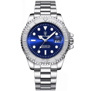 Poedagar Men's 680 SL BU S | Silver Blue