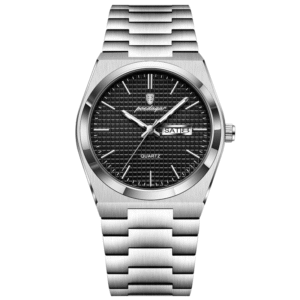 Poedagar Men's 821 SL BK S | Silver Black