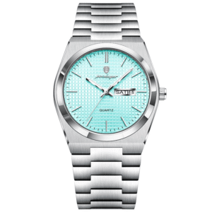 Poedagar Men's 821 SL MBU S | Silver Mint Blue