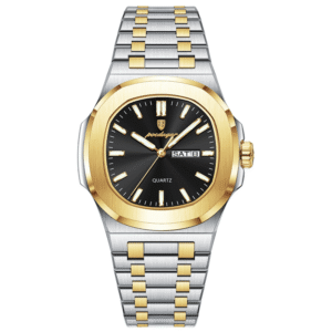 Poedagar Men's 853 GD BK S | Gold Black