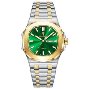 Poedagar Men's 853 GD GN S | Gold Green