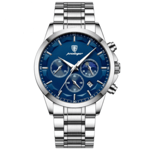 Poedagar Men's 928 SL BU S | Silver Blue