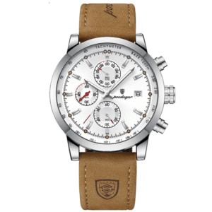 Poedagar Men's 932 SL WH L | Silver White