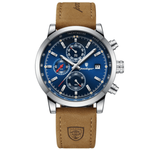 Poedagar Men's 932 SL BU L | Silver Blue