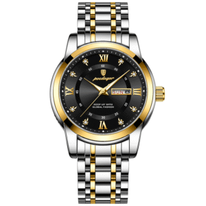 Poedagar Men's 936 GD BK S | Gold Black