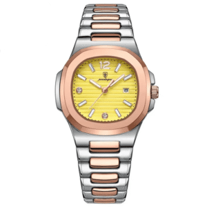 Poedagar Women's 708 RG YE S | Rose Gold Yellow