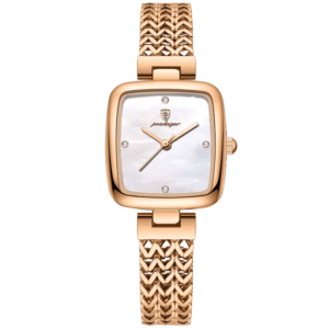 Poedagar Women's 768 RG WH S | Rose Gold White
