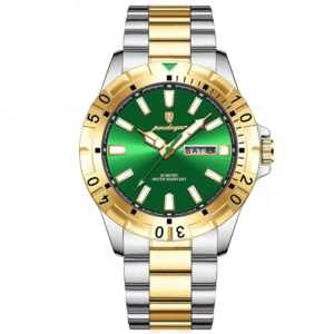 Poedagar Men's 959 GD GN S | Gold Green
