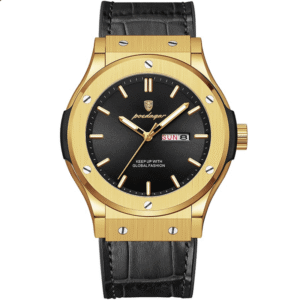 Poedagar Men's 952 RG BK C | Gold Black