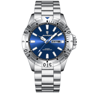 Poedagar Men's 959 SL BU S | Silver Blue