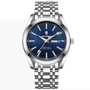Poedagar Men's 962 SL BU S | Silver Blue
