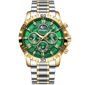 Poedagar Men's 973 GD GN S | Gold Green