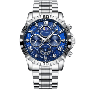 Poedagar Men's 973 SL BU S | Silver Blue